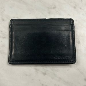 Coach Slim Leather Card Holder